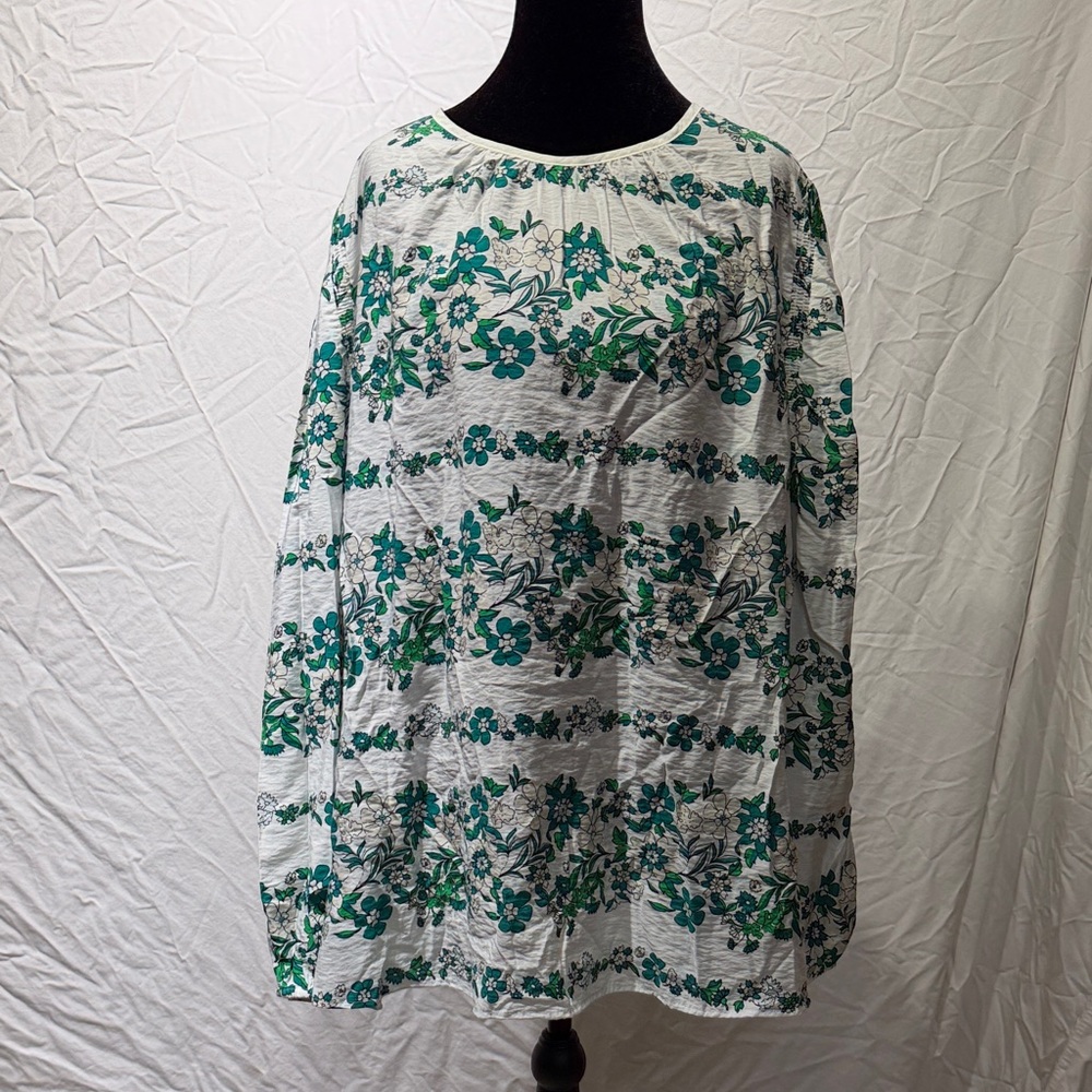 Lane Bryant Long-Sleeve Peasant Blouse - Picture 3 of 10